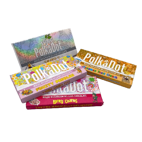 polkadot chocolate bars